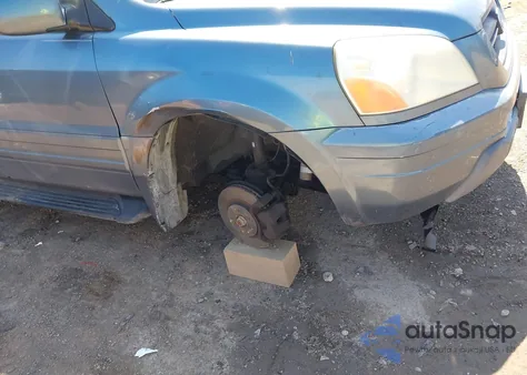 2005 Honda Pilot Ex-L from USA, damaged, VIN 5FNYF18565B048067